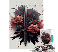 Puzzle da 1000 pezzi per ragazzi puzzle con pugnale antico giocattoli educativi giochi educativi idee regalo educative (dimensioni 50x75cm)