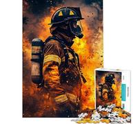 Puzzle da 1000 pezzi per ragazzi puzzle d'azione dei pompieri per adulti giocattolo decorativo da parete migliora la memoria compleanni e occasioni speciali (dimensioni 50x75cm)