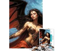 Puzzle da 1000 pezzi per ragazzi puzzle della Regina dei Vampiri divertimento a casa gioco pratico e stimolante per ragazzi dai 14 anni in su (38x26cm)