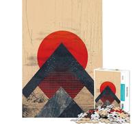 Puzzle da 1000 pezzi per ragazzi puzzle dell'eclissi montana per adulti gioco pratico ideale per le vacanze a casa regali di Natale e compleanno (dimensioni 38x26cm)