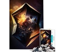 Puzzle da 1000 pezzi per ragazzi puzzle di geometria spaziale giochi rilassanti gioco educativo sfida giocattolo regalo di compleanno analisi e logica (dimensioni 38x26cm)