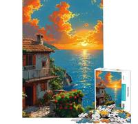 Puzzle da 1000 pezzi per ragazzi puzzle di paesaggi naturali per adulti giochi rilassanti per migliorare la memoria compleanni e altre occasioni (dimensioni 38x26cm)