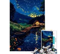 Puzzle da 1000 pezzi per ragazzi puzzle di paesaggi naturali per adulti gioco per famiglie migliora la memoria attività divertenti da fare a casa (dimensioni 50x75cm)