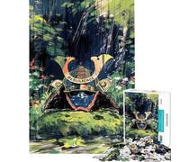 Puzzle da 1000 pezzi per ragazzi puzzle di resistenza Samurai per adulti giocattolo fai da te gara di velocità manuale ideale come regalo per tutta la famiglia (dimensioni 50x75cm)