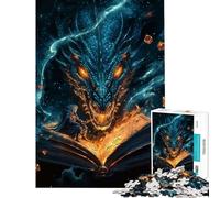 Puzzle da 1000 pezzi per ragazzi puzzle drago e mago divertente attività da fare a casa gioco pratico e impegnativo per ragazzi dai 14 anni in su (50x75cm)