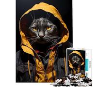 Puzzle da 1000 pezzi per ragazzi puzzle Ghetto Cat giocattoli educativi giochi educativi apprendimento idee regalo educative (dimensioni 38x52cm)