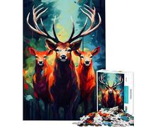 Puzzle da 1000 pezzi per ragazzi puzzle "Giraffa sposata" sfida educativa gioco divertente adatto a persone dai 14 anni in su (50x75cm)