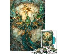 Puzzle da 1000 pezzi per ragazzi puzzle Kintsugi con fenice giochi per famiglie divertimento assicurato ideale come regalo per tutta la famiglia (dimensioni 38x26cm)