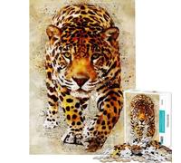 Puzzle da 1000 pezzi per ragazzi puzzle leopardato per adulti gioco pratico divertente e spiritoso attività divertenti da fare a casa (dimensioni 38x52cm)