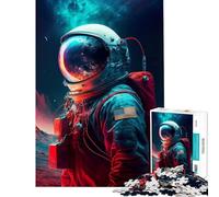 Puzzle da 1000 pezzi per ragazzi puzzle "Oltre le stelle astronauta" gioco stimolante giocattolo divertente un'opera d'arte idee regalo (dimensioni 38x52cm)