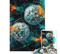 Puzzle da 1000 pezzi per ragazzi puzzle Orbital Chaos per adulti giochi per famiglie schema di assemblaggio offerta come regalo per tutta la famiglia (dimensioni 38x52cm)