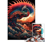 Puzzle da 1000 pezzi per ragazzi puzzle Phoenix per adulti giochi per famiglie modelli da assemblare regali di compleanno e unici (dimensioni 50x75cm)