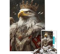 Puzzle da 1000 pezzi per ragazzi puzzle "Re Aquila" per adulti gioco pratico decorazione per la casa interazione genitore-figlio (dimensioni 50x75cm)