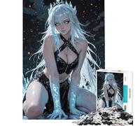 Puzzle da 1000 pezzi per ragazzi puzzle "Regina di Ghiaccio" arte digitale difficile e stimolante un'opera d'arte gioco divertente adatto a persone dai 14 anni in su (38x52cm)
