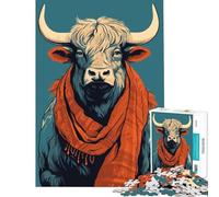 Puzzle da 1000 pezzi per ragazzi puzzle Risograph con animali difficile e stimolante un'opera d'arte gioco divertente adatto a persone dai 14 anni in su (38x52cm)