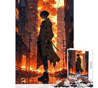 Puzzle da 1000 pezzi per ragazzi puzzle "Sopravvivenza nella terra desolata" giocattolo decorativo da parete ottimo regalo e giocattolo che migliora la memoria (38x26cm)