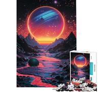 Puzzle da 1000 pezzi per ragazzi puzzle "Space River" per compleanno Natale Un'opera d'arte un gioco impossibile per ragazzi dai 14 anni in su (38x26cm)