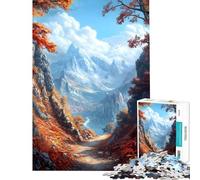 Puzzle da 1000 pezzi per ragazzi puzzle "The Emberfall Pass" per adulti gioco pratico di analisi e logica ottimo regalo per gli appassionati di videogiochi (dimensioni 38x52cm)