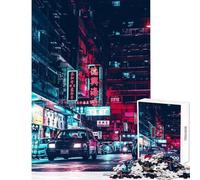 Puzzle da 1000 pezzi per ragazzi puzzle Tokyo Giappone giochi educativi un'opera d'arte fai-da-te con poster abbinato e foglio di curiosità (38x52cm)