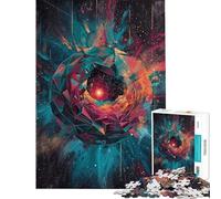 Puzzle da 1000 pezzi per ragazzi puzzle Triade Celeste giocattolo decorativo da parete modello da assemblare regalo antistress (dimensioni 38x26cm)