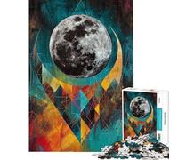 Puzzle da 1000 pezzi per ragazzi puzzle triangolare a tema cosmo gioco per adulti e famiglie modello da assemblare ideale come regalo per tutta la famiglia (dimensioni 38x52cm)