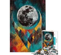 Puzzle da 1000 pezzi per ragazzi puzzle triangolare a tema cosmo per adulti gioco pratico divertente e spiritoso attività divertenti da fare a casa (dimensioni 50x75cm)
