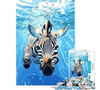 Puzzle da 1000 pezzi per ragazzi puzzle zebra sottomarino divertimento a casa attività pratiche e stimolanti per ragazzi dai 14 anni in su (50x75cm)