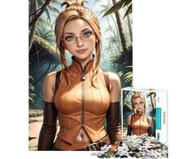 Puzzle da 1000 pezzi per ragazzi Quistis (Final Fantasy) Gioco interattivo Giocattolo avvincente per coltivare la pazienza Regalo di compleanno Decorazione per la casa (dimensioni 38x52cm)