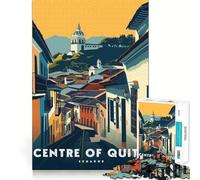 Puzzle da 1000 pezzi per ragazzi,Quito,Ecuador,taglio liscio,gioco per esercizi cognitivi,momento di relax,attività per compleanno (50x75cm)