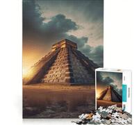 Puzzle da 1000 pezzi per ragazzi raffigurante Chichen Itza, gioco educativo, allena la mente e la mano, collezione d'artista, belle arti 50x75cm
