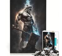 Puzzle da 1000 pezzi per ragazzi raffigurante Efesto il dio fabbro ideale per rilassarsi divertirsi a casa un regalo perfetto per gli appassionati di videogiochi 38x26cm
