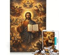 Puzzle da 1000 pezzi per ragazzi raffigurante Gesù Cristo Signore degli eserciti un gioco rompicapo difficile e stimolante ideale come regalo per tutta la famiglia 50x75cm