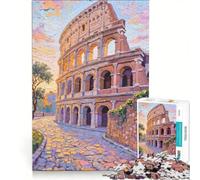 Puzzle da 1000 pezzi per ragazzi, raffigurante il Colosseo Un gioco divertente che allena la mente e la manualità, ideale per rafforzare il legame di coppia 50x75cm