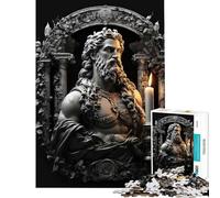 Puzzle da 1000 pezzi per ragazzi raffigurante il dio greco Zeus Giochi rilassanti giocattoli che creano dipendenza per coltivare la pazienza Opera d'arte regalo decorazione da parete (38x26cm)