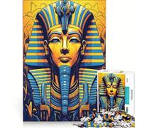 Puzzle da 1000 pezzi per ragazzi raffigurante il faraone Ramses II gioco rilassante sfida impegnativa compleanno e altre occasioni 38x52cm
