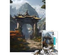 Puzzle da 1000 pezzi per ragazzi raffigurante il portale Torii giapponese ideale per compleanni Natale e divertimento in famiglia Un gioco impossibile per ragazzi dai 14 anni in su 50x75cm