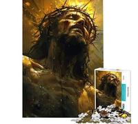 Puzzle da 1000 pezzi per ragazzi raffigurante il sacrificio di Gesù Gioco divertente e stimolante ideale come regalo di compleanno per tutta la famiglia (dimensioni 38x26cm)