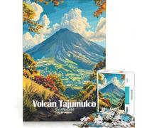 Puzzle da 1000 pezzi per ragazzi raffigurante il vulcano Tajumulco in Guatemala gioco educativo regalo di compleanno collezione d'artista opera d'arte 38x52cm