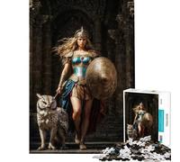 Puzzle da 1000 pezzi per ragazzi raffigurante la dea Atena Puzzle difficile e stimolante decorazione per la casa giocattolo antistress adatto a partire dai 14 anni (38x52cm)