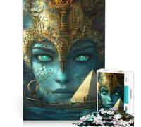 Puzzle da 1000 pezzi per ragazzi, raffigurante la dea egizia Nefti, gioco educativo, antistress, collezione d'artista, opera d'arte 50x75cm