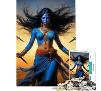 Puzzle da 1000 pezzi per ragazzi raffigurante la dea Kali Una sfida impegnativa da completare ideale per il divertimento in famiglia e come antistress adatto a partire dai 14 anni (38x26cm)