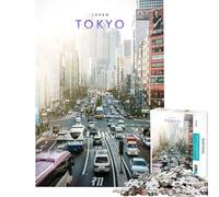 Puzzle da 1000 pezzi per ragazzi raffigurante la metropoli di Tokyo in Giappone Gioco intellettuale rilassante adatto anche alle coppie Regalo divertente (dimensioni 38x52cm)