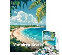 Puzzle da 1000 pezzi per ragazzi raffigurante la spiaggia di Varadero a Cuba ideale per compleanni e Natale Un'opera d'arte un gioco rilassante per ragazzi dai 14 anni in su (50x75cm)