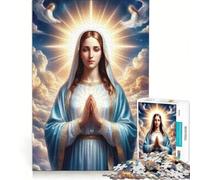 Puzzle da 1000 pezzi per ragazzi raffigurante la Vergine Maria ideale per rilassarsi divertirsi a casa compleanni e altre occasioni 38x52cm