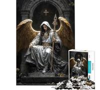 Puzzle da 1000 pezzi per ragazzi raffigurante l'Arcangelo Azrael Divertimento assicurato a casa decorazione perfetta gioco rompicapo adatto a partire dai 14 anni (50x75cm)
