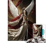 Puzzle da 1000 pezzi per ragazzi raffigurante l'Arcangelo Michele Arconte del Fuoco Sacro Divertimento a casa un'opera d'arte fai-da-te per ragazzi dai 14 anni in su (50x75cm)