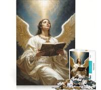 Puzzle da 1000 pezzi per ragazzi, raffigurante l'Arcangelo Uriel nella Luce Divina Gioco pratico, ideale per divertirsi in famiglia e perfetto come decorazione da scrivania 50x75cm