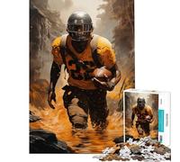 Puzzle da 1000 pezzi per ragazzi raffigurante un calciatore in un fiume ideale per compleanni vacanze natalizie o come passatempo educativo Adatto a partire dai 14 anni (38x26cm)