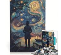 Puzzle da 1000 pezzi per ragazzi, raffigurante un gentiluomo edoardiano in piedi, un gioco pratico, divertente e spiritoso, ideale come regalo di compleanno o per occasioni speciali 38x26cm
