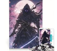 Puzzle da 1000 pezzi per ragazzi, raffigurante un guerriero samurai giapponese, un gioco pratico che stimola l'analisi e la logica, ideale come decorazione da scrivania 50x75cm